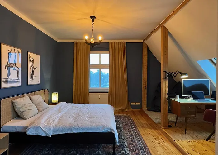 Spacious Cozy Loft For Work & Family- Near * Meyenburg (Prignitz)